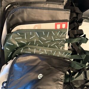 lululemon athletica small shopping bags 5 pack